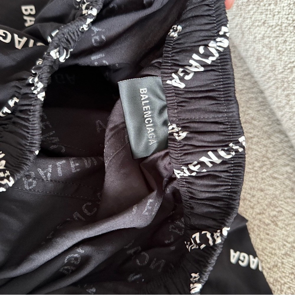 New Balenciaga Bal Diagonal Allover Pyjama Pants $1,450 34 - Picture 8 of 10